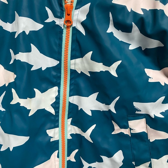 Hatley Jackets & Coats Great White Sharks Color Changing Rain
